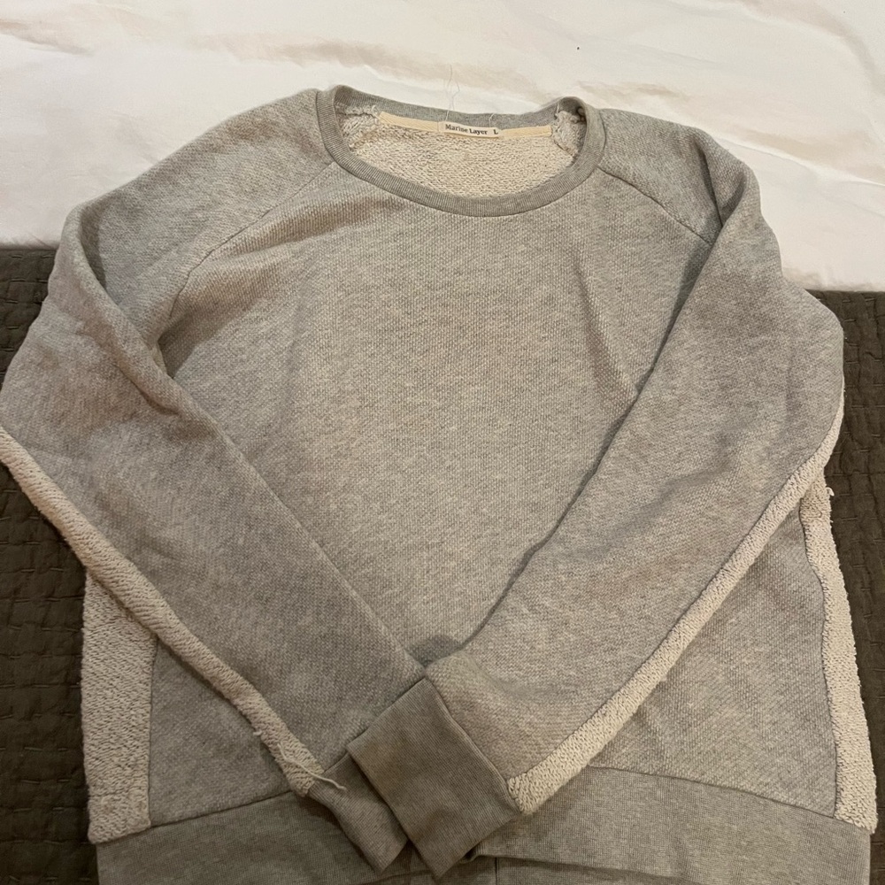 Marine Layer Gray Sweatshirt
